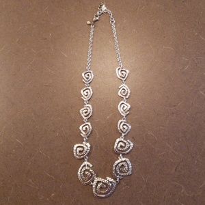 Premier Jewelry Hamered Silver Necklace